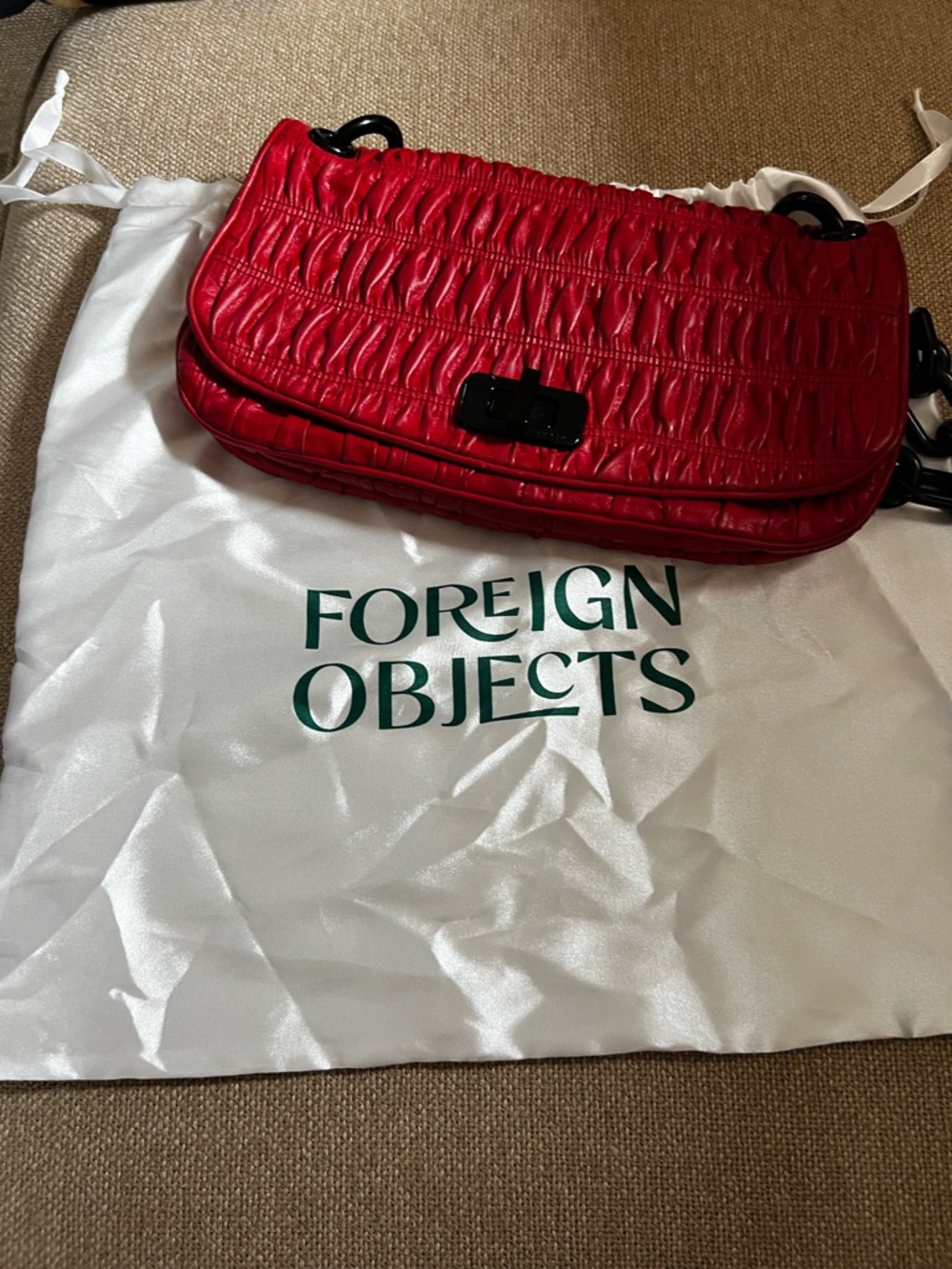 Prada Red Gaufre bag - Picture 13 of 15